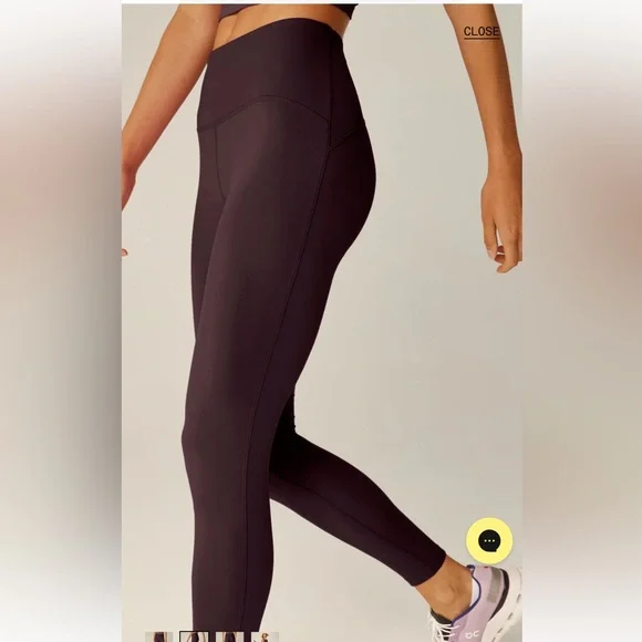 Beyond Yoga POWERBEYOND™ Midi Legging 2.0 in Rich Plum Size XS RT $114 - Picture 4 of 6